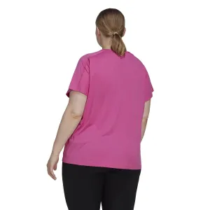 adidas AEROREADY Training Essentials Plus Size V-Neck T-Shirt Black