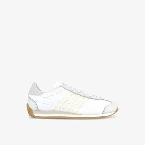 Adidas Country OG Logo Leather Low Top Sneakers, White