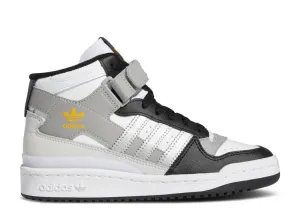 Adidas FORUM MID J 'WHITE BLACK SILVER' sneakers, white