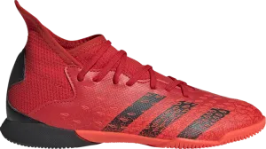 Adidas Predator Freak.3 IN J 'Demonscale - Solar Red' Sneakers, Red