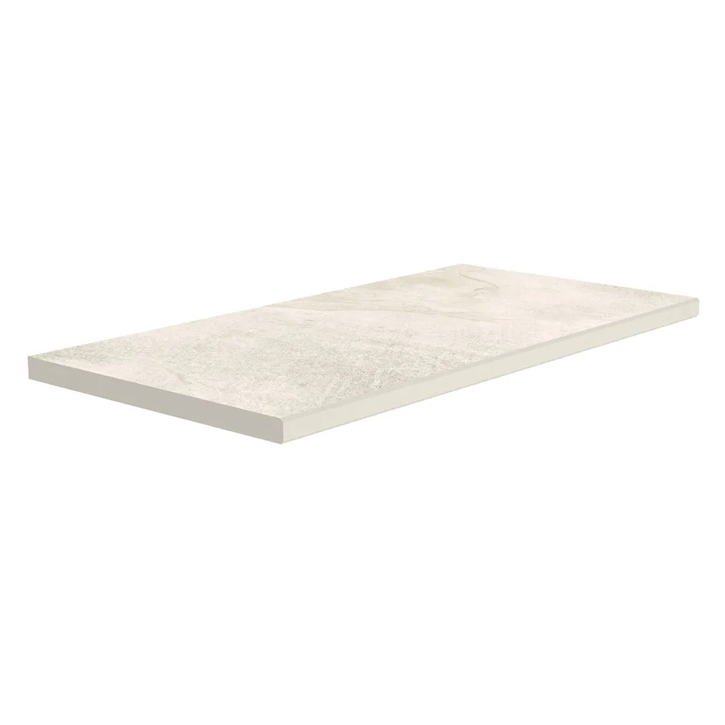 Arkham Bianco, 12" x 24" - 2CM Porcelain Pool Coping