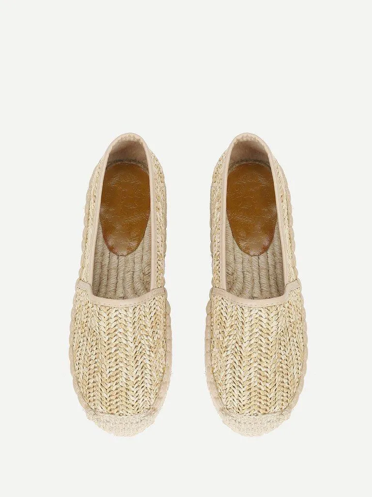 Cap Toe Espadrille Flats